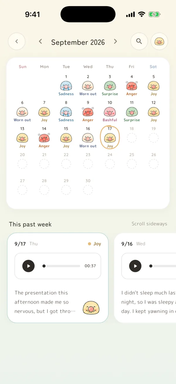 The calendar