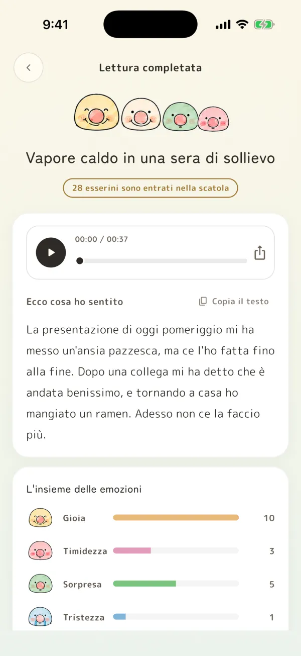 Le emozioni lette